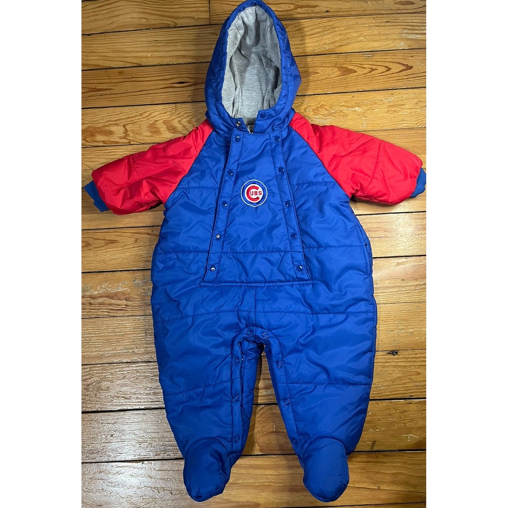 MLB Chicago Cubs Infant Snowsuit Bunting Winter Baseball 6-9 Months Baby NWOT